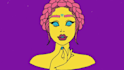make animated trippy psychedelic visual lyrics music videos for you