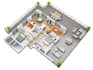 create 2d and 3d floor plan architectural building
