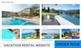 vacation rental website, vacation rental for rental website with booking