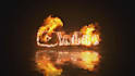 create an epic fire logo reveal intro animation
