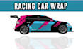 create racing car wrap design,  vehicle wrap, itasha car wrap,bus wrap,van wrap