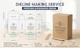 create custom packaging dieline and print ready box template