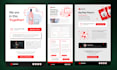 create a responsive HTML email from figma, PSD or xd