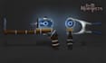 create weapon art, fantasy, medieval, dnd, sci fi and more
