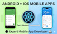 build cross platform mobile apps for android and ios using react native