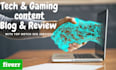 write SEO optimized tech and gaming articles blog post