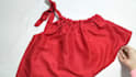 sew kids items, dresses from pattern make a video process