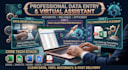 do professional data entry, web research, and copy paste work