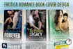 design romance book cover, erotic and urban romance books