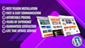 develop and design websites using wordpress