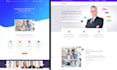 design saas website, landing page and website UI UX in figma