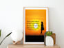 create minimalist typography poster, word cloud and wall art