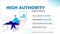 do guest post with high da backlinks