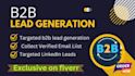 provide b2b lead generation for any of your business,
