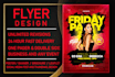 design business flyer,  event flyer ,party flyer and one pager