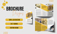 design modern brochure trifold