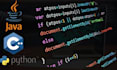be your dedicated  java, cpp and python programmer