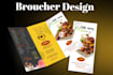 design professional trifold, bifold brochure