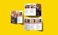 do modern restaurant menu design