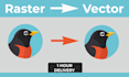 vector tracing, tracing, redrawing, and vectorizing a logo
