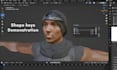 provide shape keys for 3d characters using blender