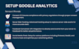 setup google analytics, GTM, capi, mixpanel, or others