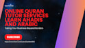 online quran tutor services learn ahadis and arabic