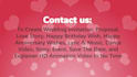 create romantic animated wedding invitation video