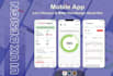 create professional mobile app and web UI UX design