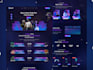 sleek website landing page UI UX design services