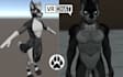 make custom furry vrchat avatar 3d model vrc vtuber avatar vr character fursona