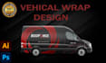 do professional car wrap design in few hours