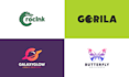 do super cool unique flat business logo design