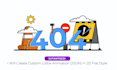 create custom lottie animation or json in 2d flat style