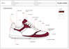 design shoes, sneakers, footwear with tech pack