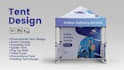design tent, table cover, flag and canopy tent