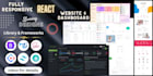 create responsive react website with material UI and tailwind CSS