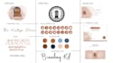 design unique watercolor ,feminine boho and   branding kit