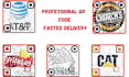 design a dynamic qr code with your logo