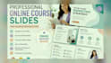 design professional online course slides and training presentations