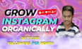 grow instagram account organically