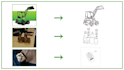 convert an image to a drawing using simple lines