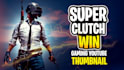 design gaming thumbnail and youtube thumbnail