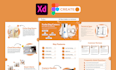 do website ui design, landing page ui ux design, mobile app in figma