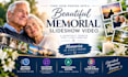 create urgent photo slideshow video, memorial slideshow