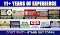 design your yard, lawn, real estate, and campaign signs