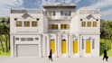 design house exterior model, rendering, walkthrough and 3d visualization