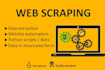 create a python web scraper adjusted to your needs