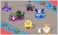 create handmade monsters in pixel art