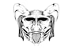 make black and  white  illustration